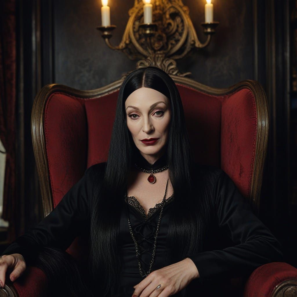Dark Elegance: The Mysterious Allure of Morticia Addams