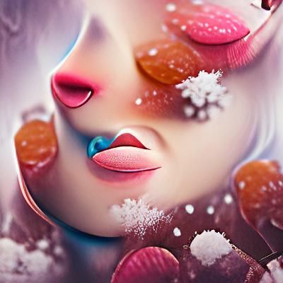Frosted Candy Lips in High Definition