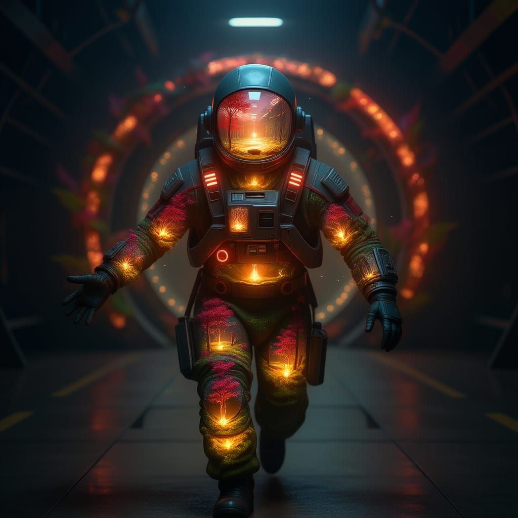 Enchanting Rose Unfurling into Fantastical Worlds