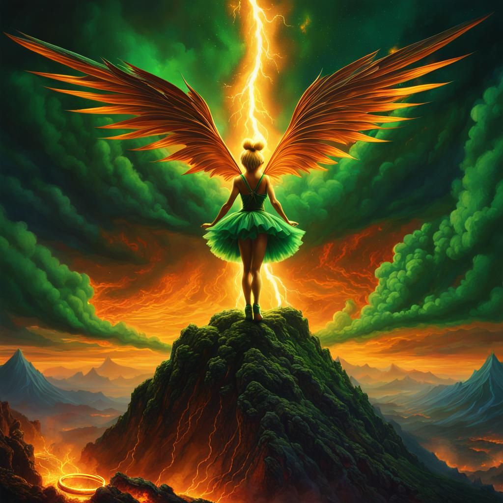 Tinkerbell Climbs Mount Doom: A Dark Fantasy
