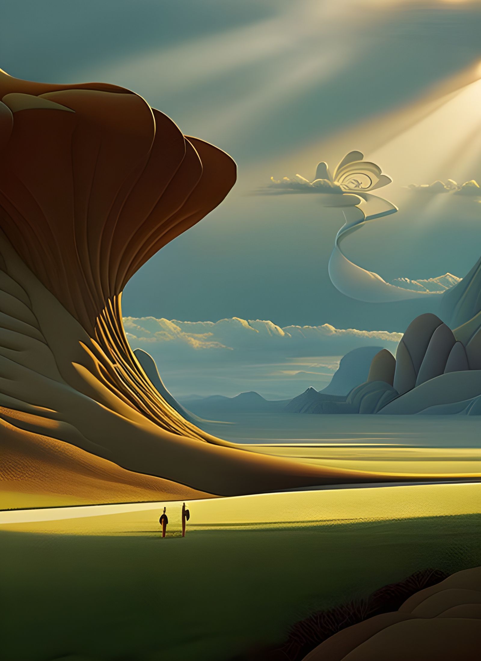 Elegant Being of Human Evolution in Post-Production