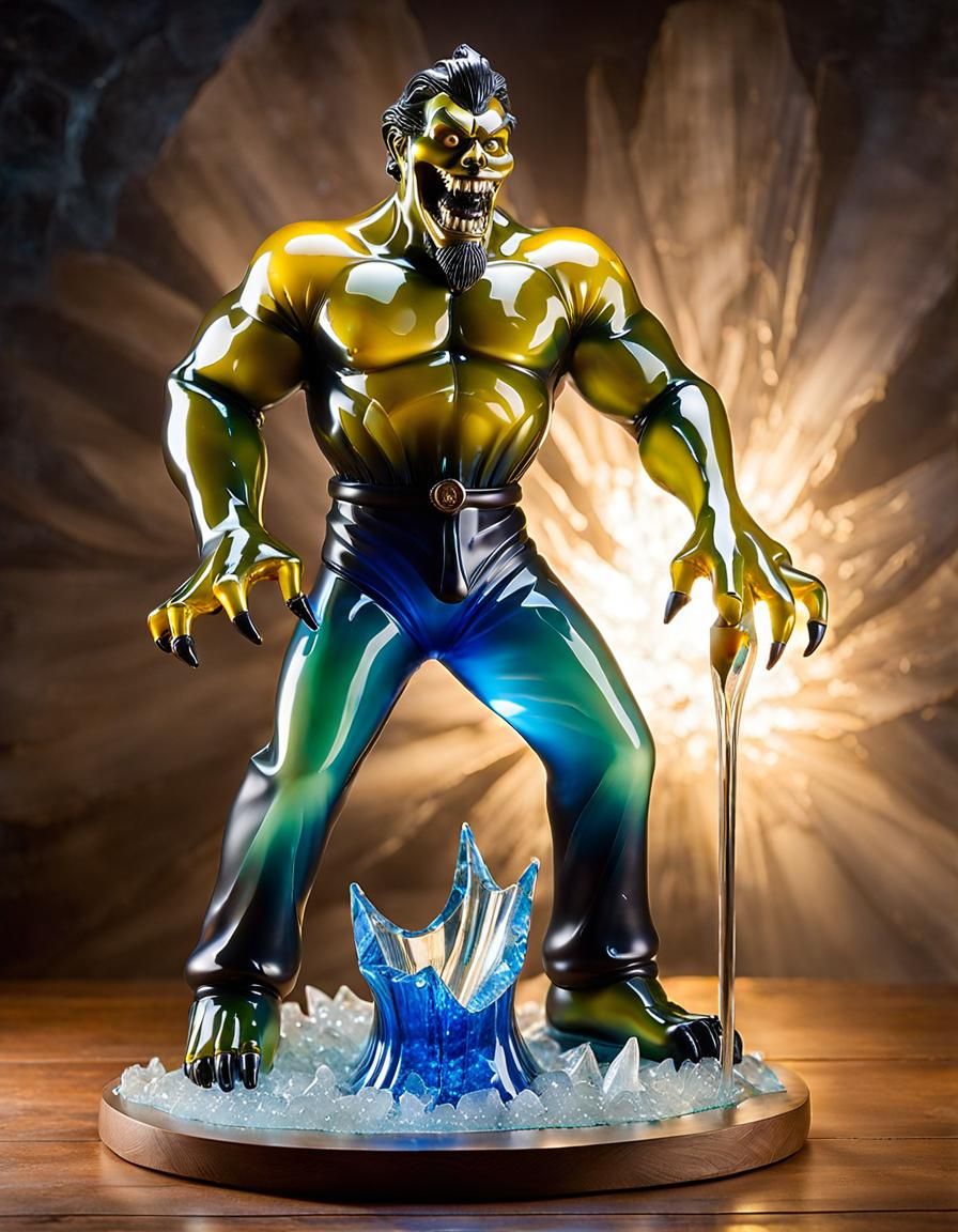 Mr Hyde Glass Sculpture