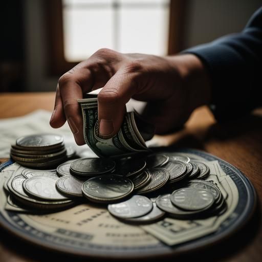 Werewolf Counting Money: Professional Photography