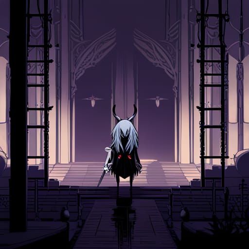 ULTRAKILL Meets Castlevania and Hollow Knight in Anime Style
