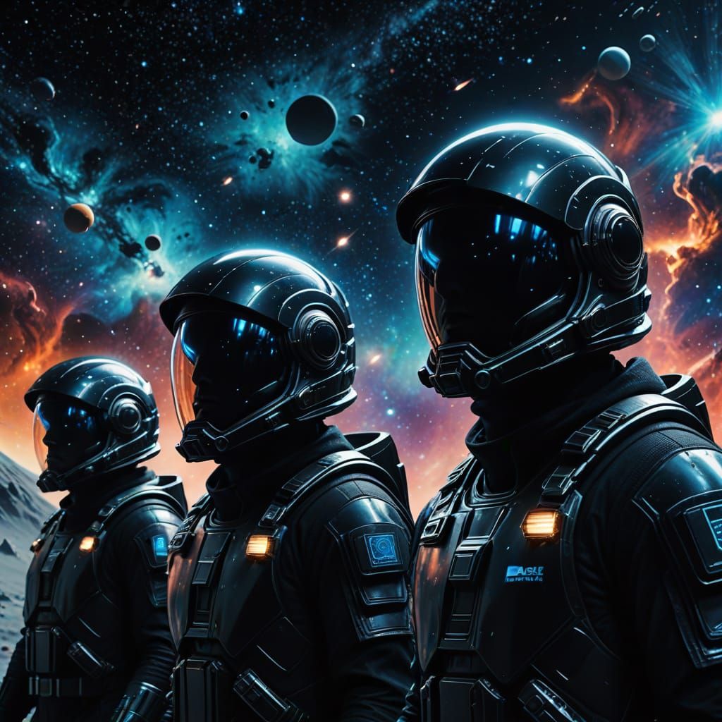 Cosmic Noir: Men in Black in Space