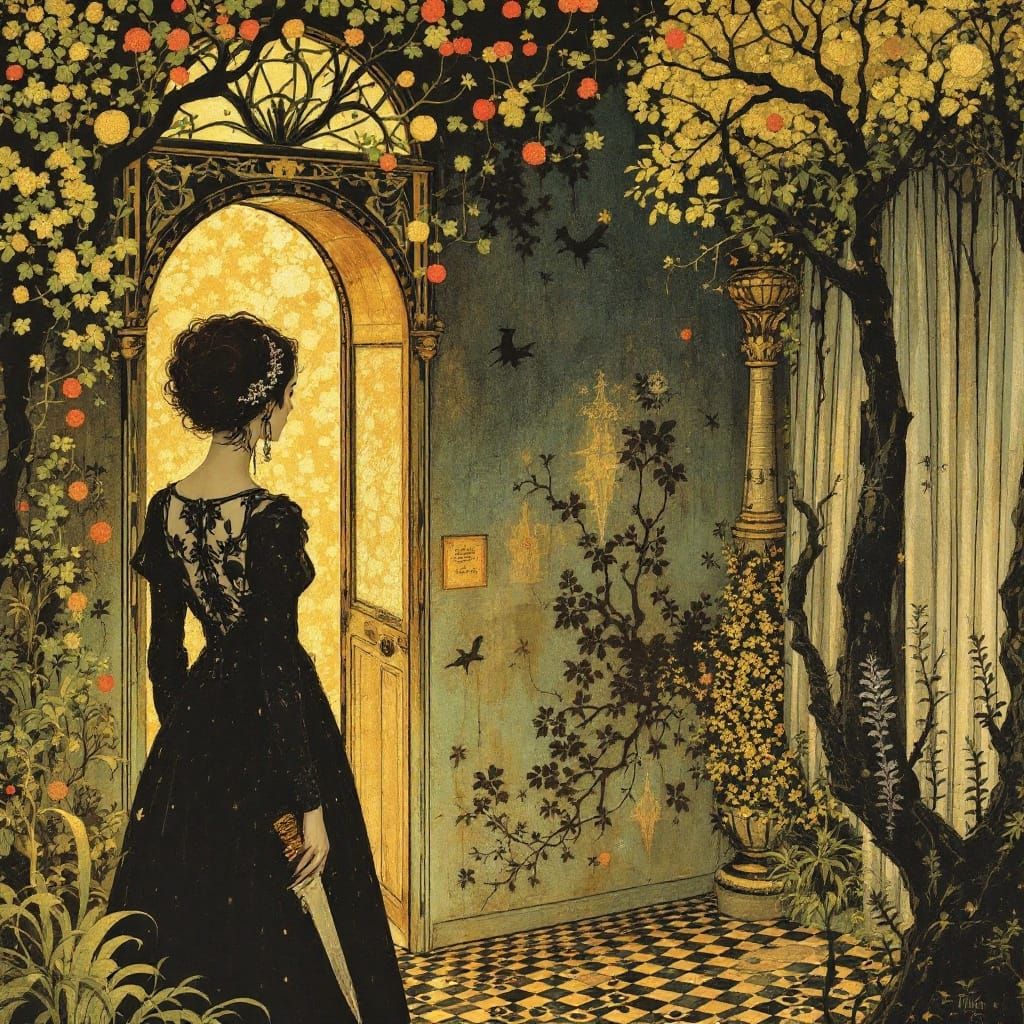 Mysterious Heiress Enters an Elegant Estate in the Dead of N...