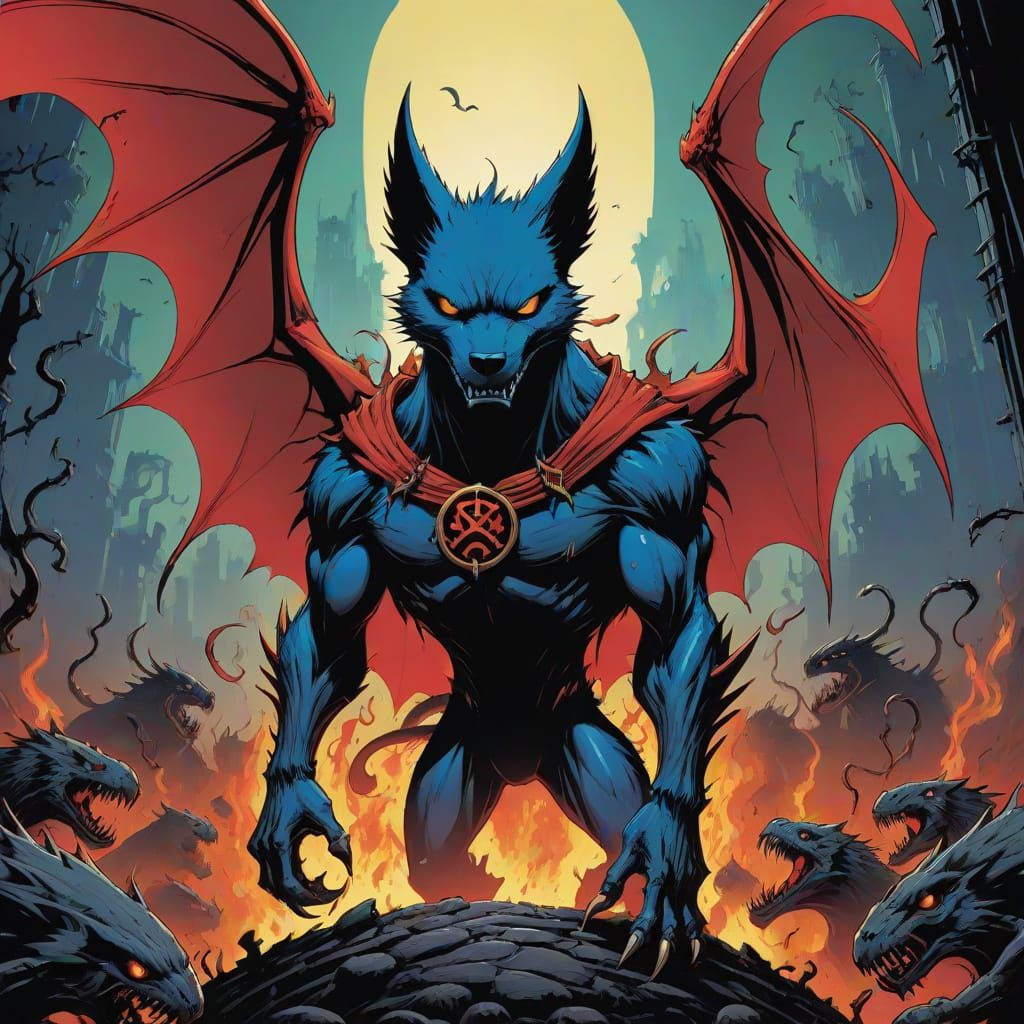 Dark Fantasy Pets Unleashed in Hellish Realm