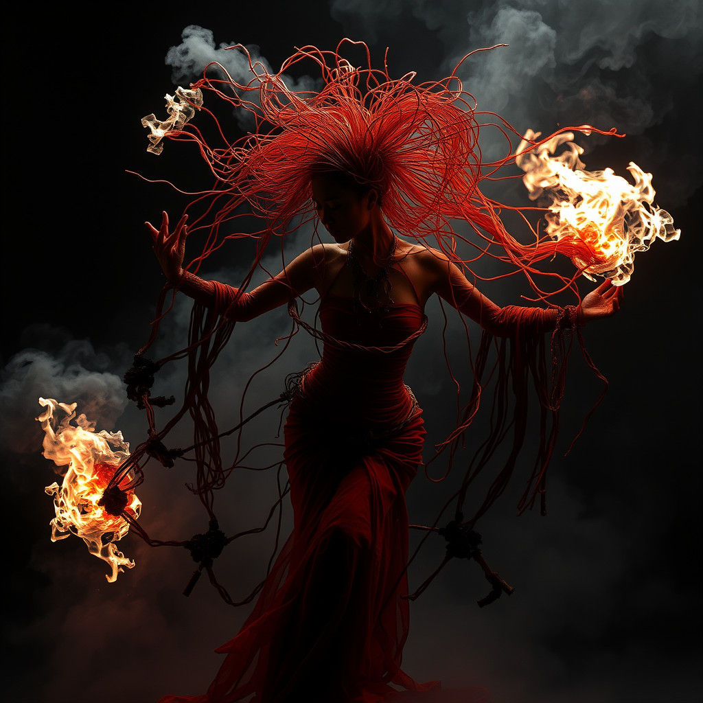 Copper Wire Butoh Dancer of Mythology