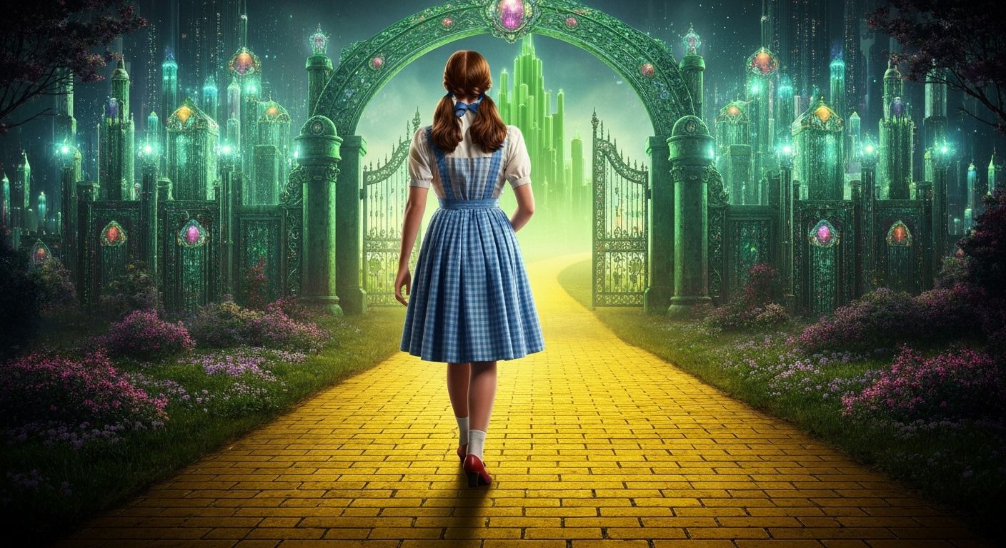 Dorothy's Double Exposure Journey to Emerald City