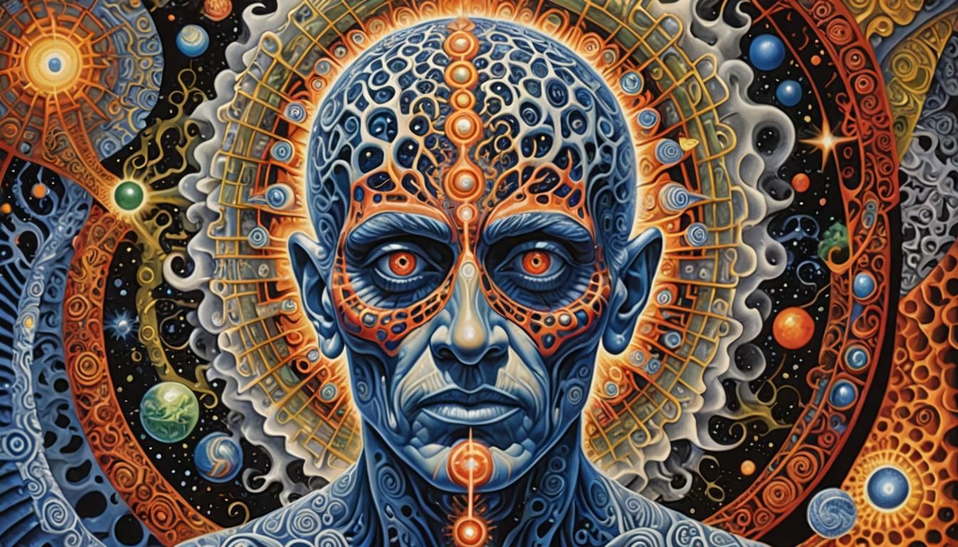 Shamanic Vision of Creation with Laser Aura