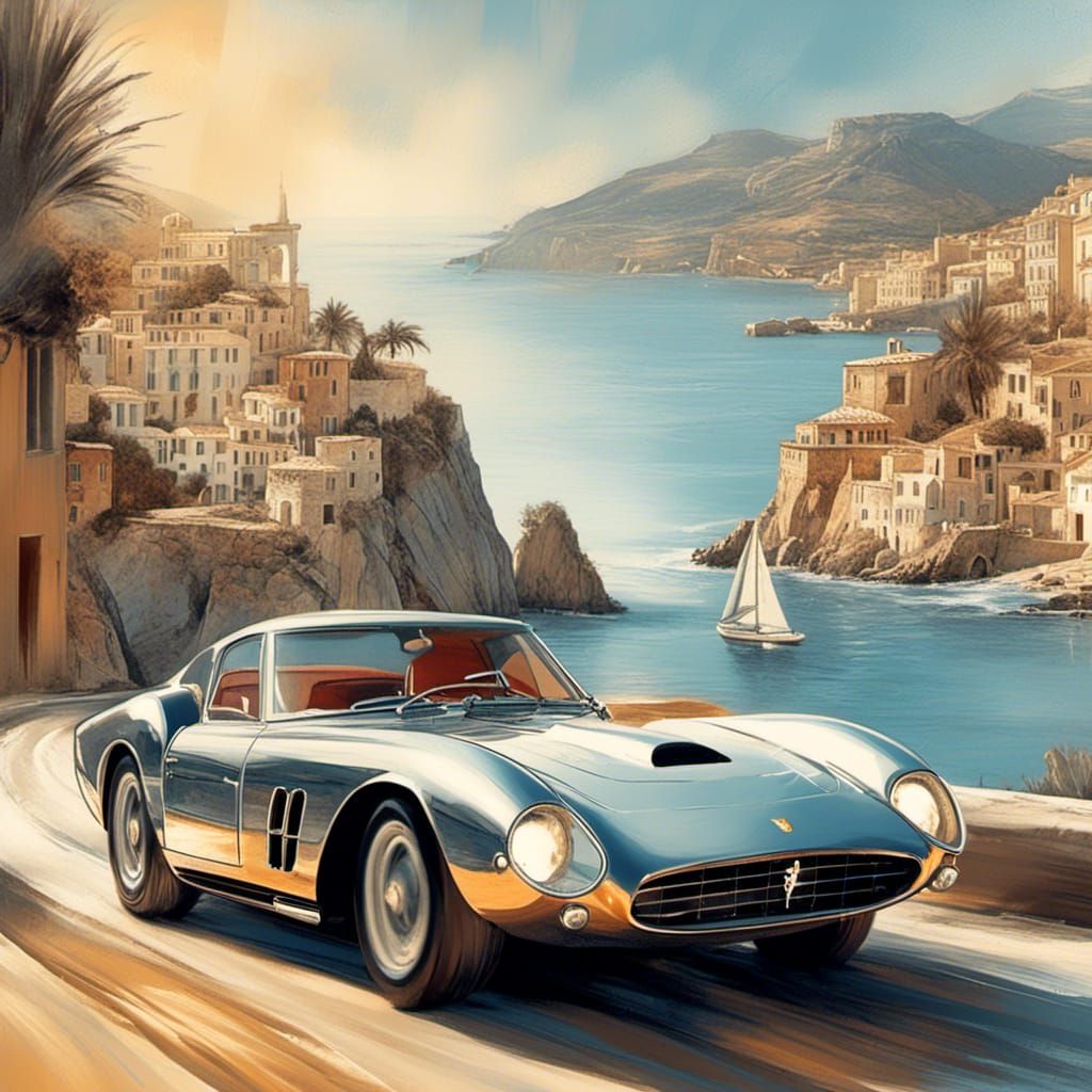 Ferrari 250 GTO Berlinetta on Italian Coast