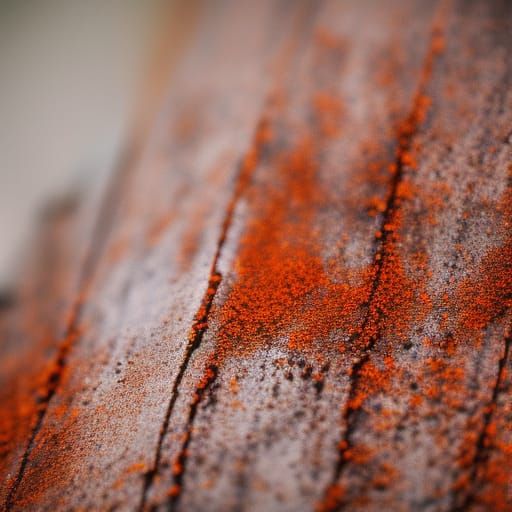 Macro Photograph of Rust with Bokeh