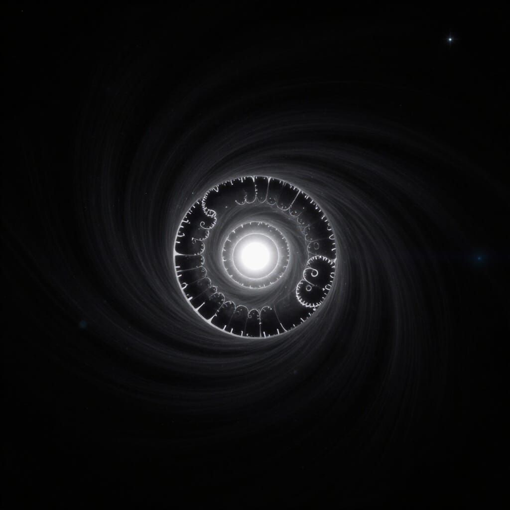 Cosmic Void with Fibonacci Light