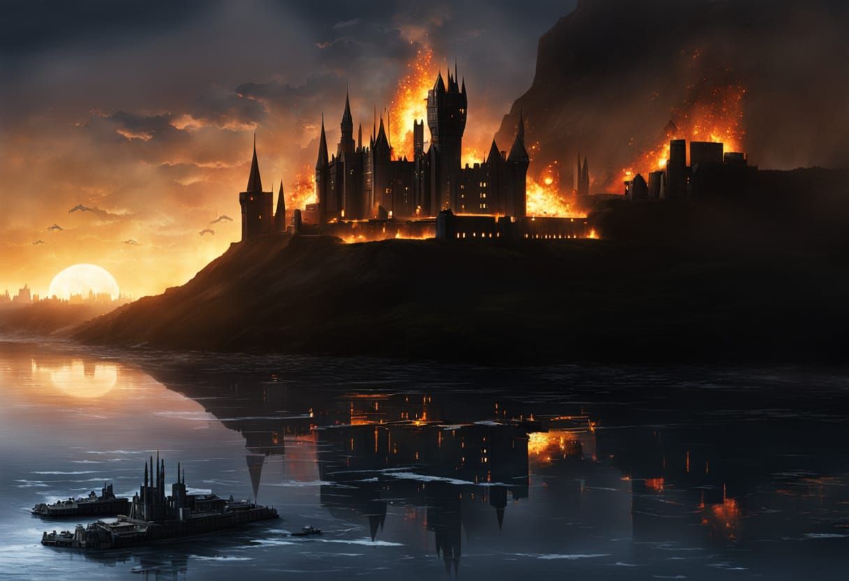 Fort Metroplex HQ Besieged by Decepticons Near Hogwarts Refi...