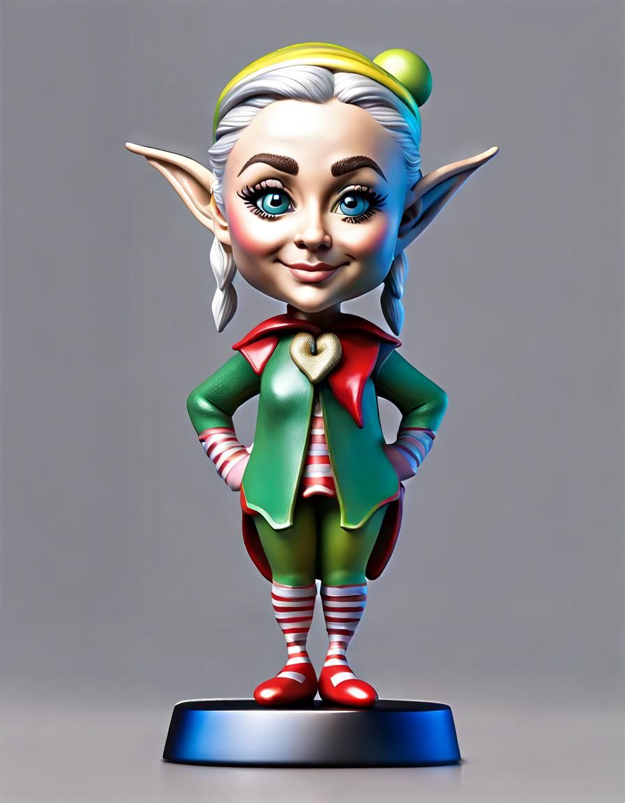 Elf Bobblehead