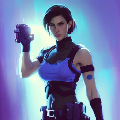 Detailed Portrait with Dynamic Lighting