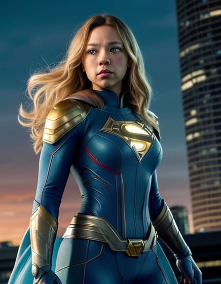 Sydney Sweeney as Power Girl, Kryptonian Superheroine in Ico...