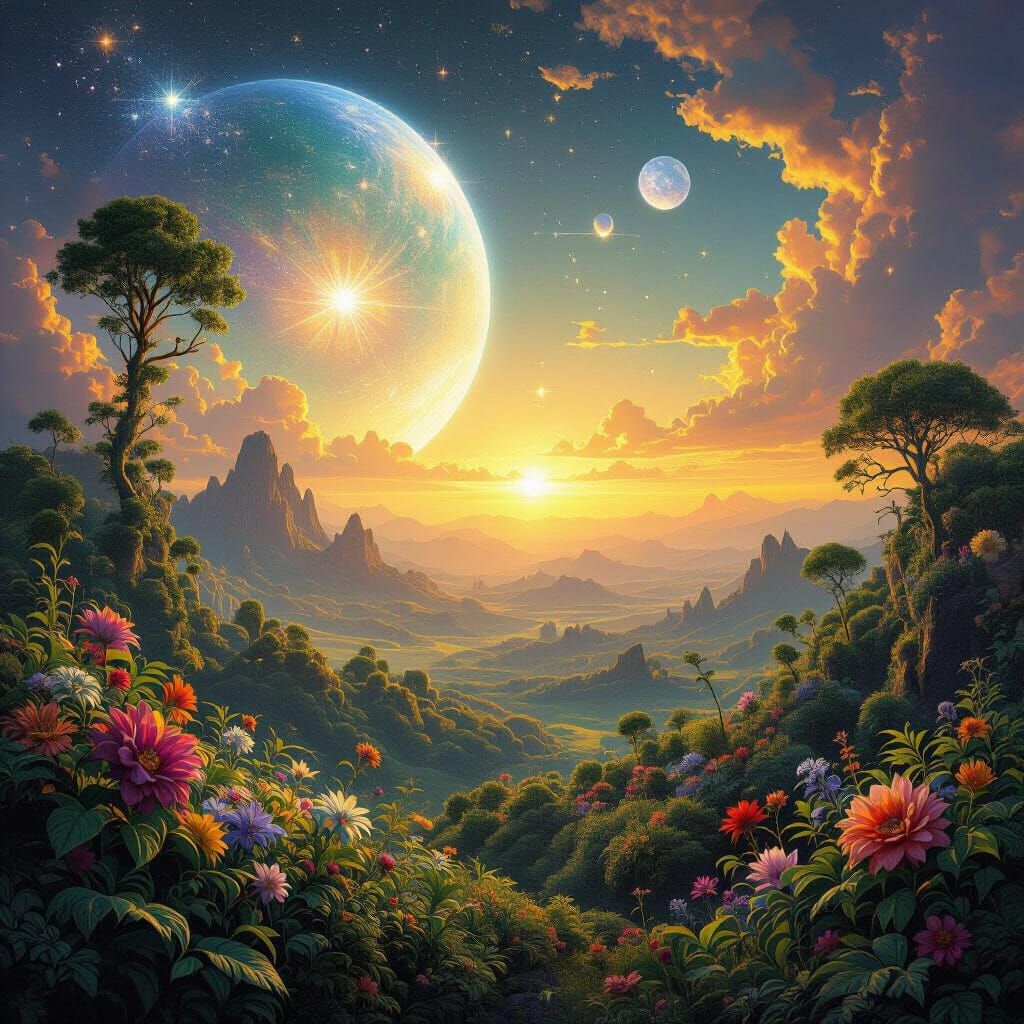 Celestial and Terrestrial Worlds Merging in Surreal Digital ...