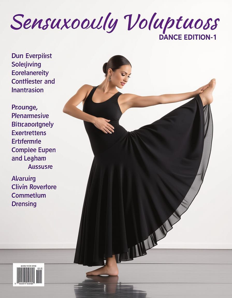 Topless Dancer in Expressive Modern Pose