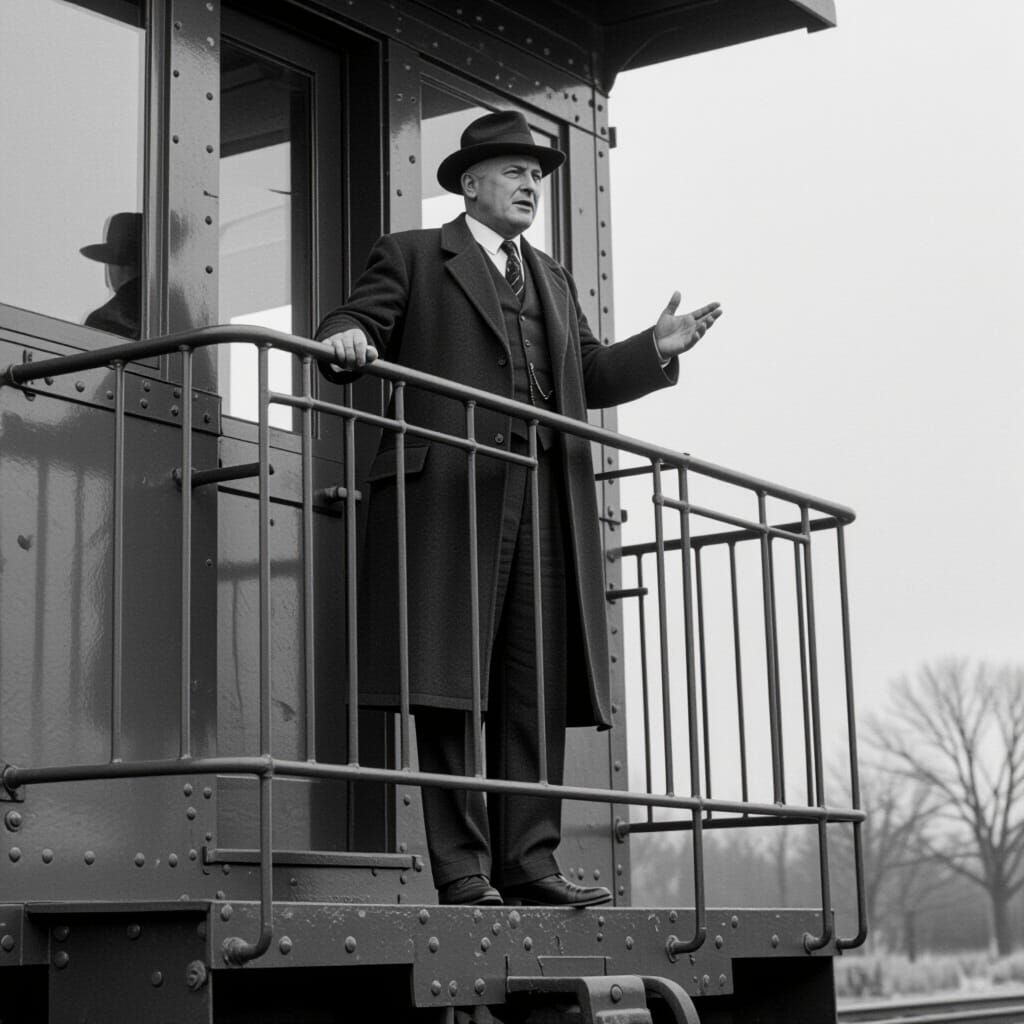 1930s Demagogue Stump Speech in Film Noir