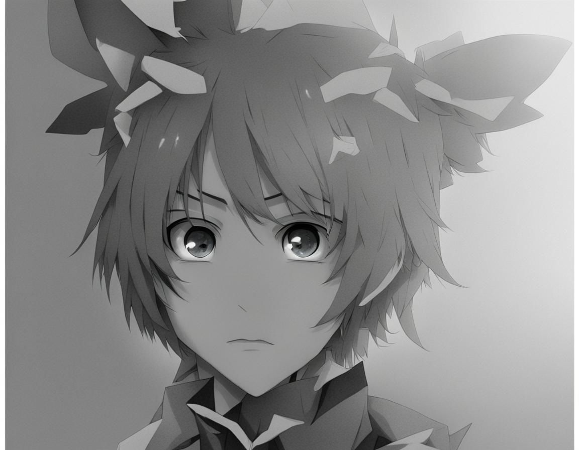 Anime Key Visual Character in Japanese Manga Style