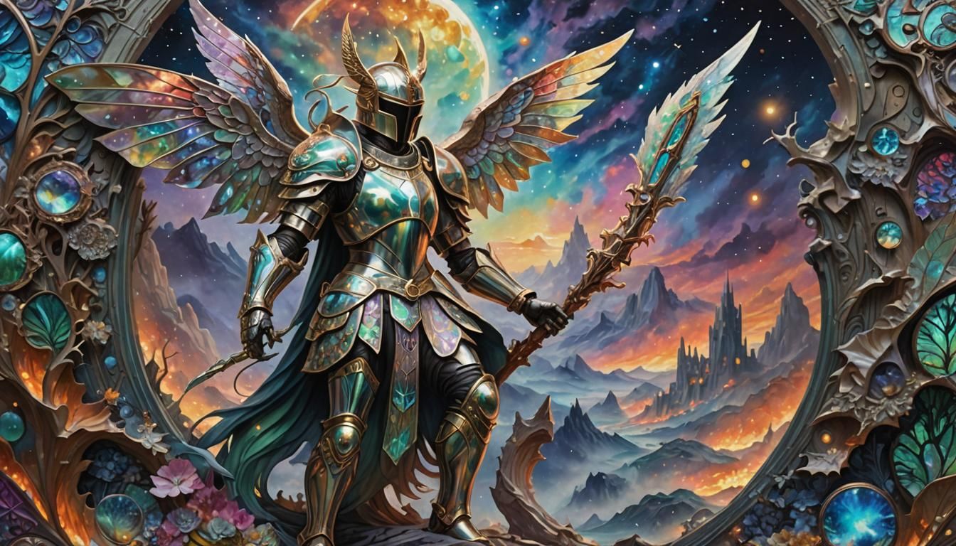 Spectrolite Dragonscale Knight Army Against Fire Horde