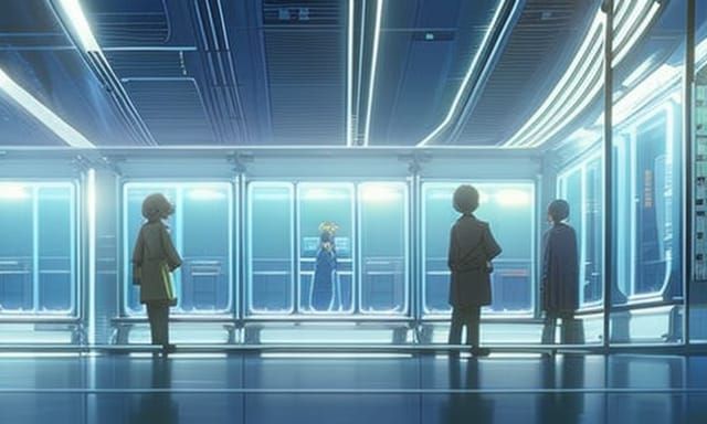 1960s Computer Scientists in Anime Style