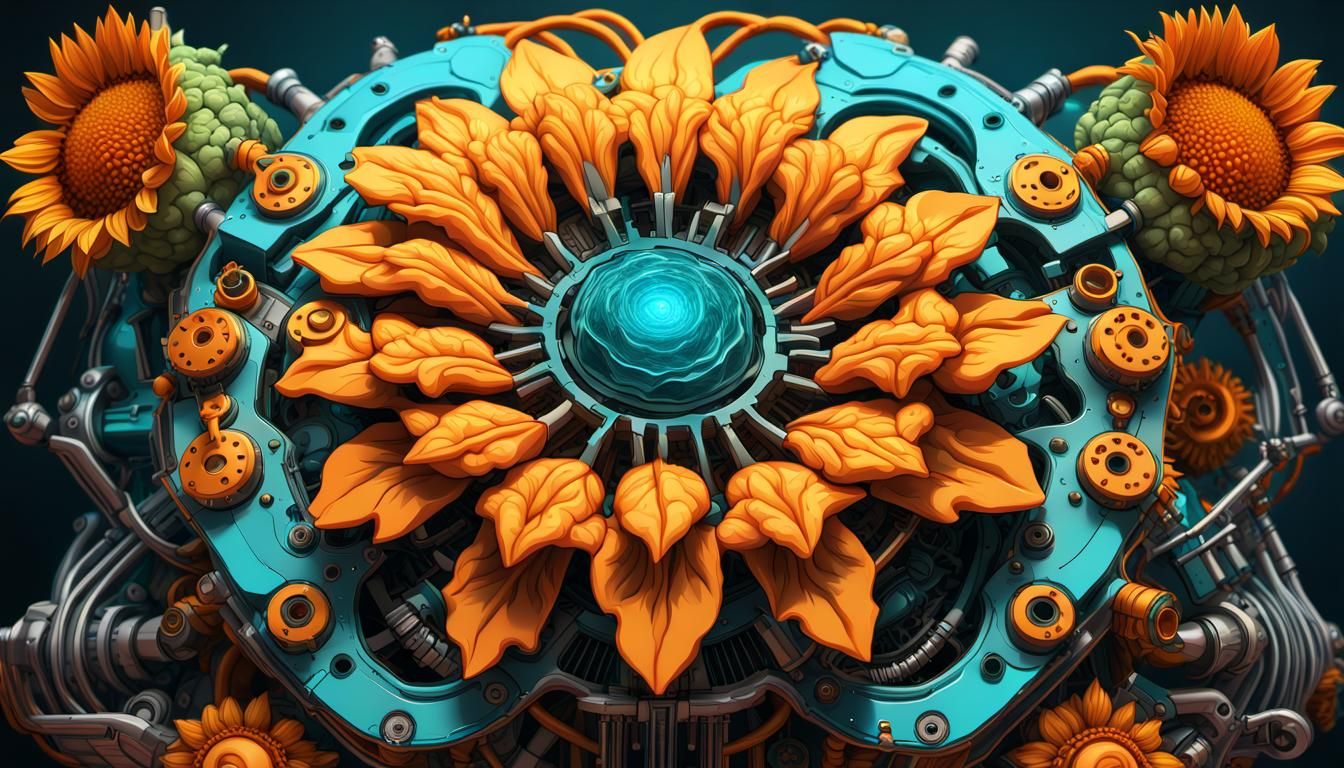 Brain Machine: Cyberpunk Steampunk Concept Art