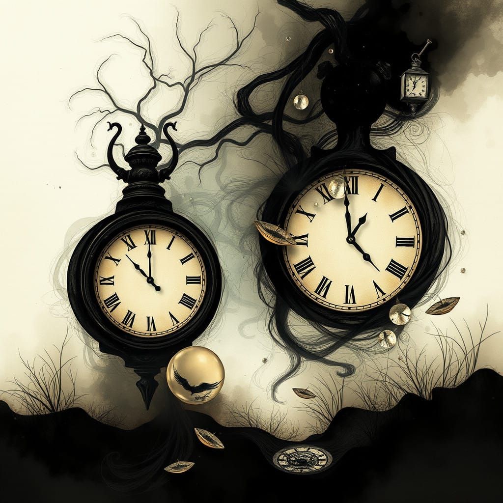 Surreal Dreamscape in a Whispers' Veil