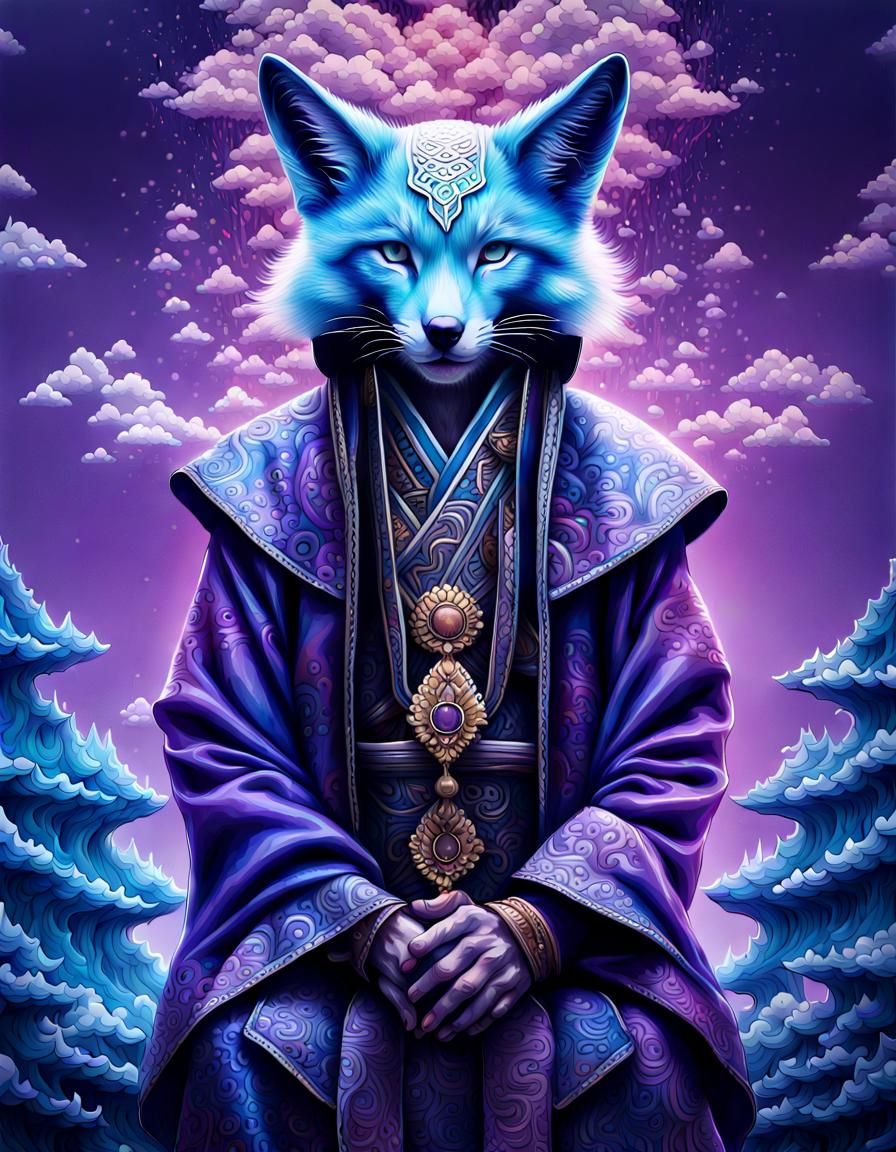 Blue fox priest