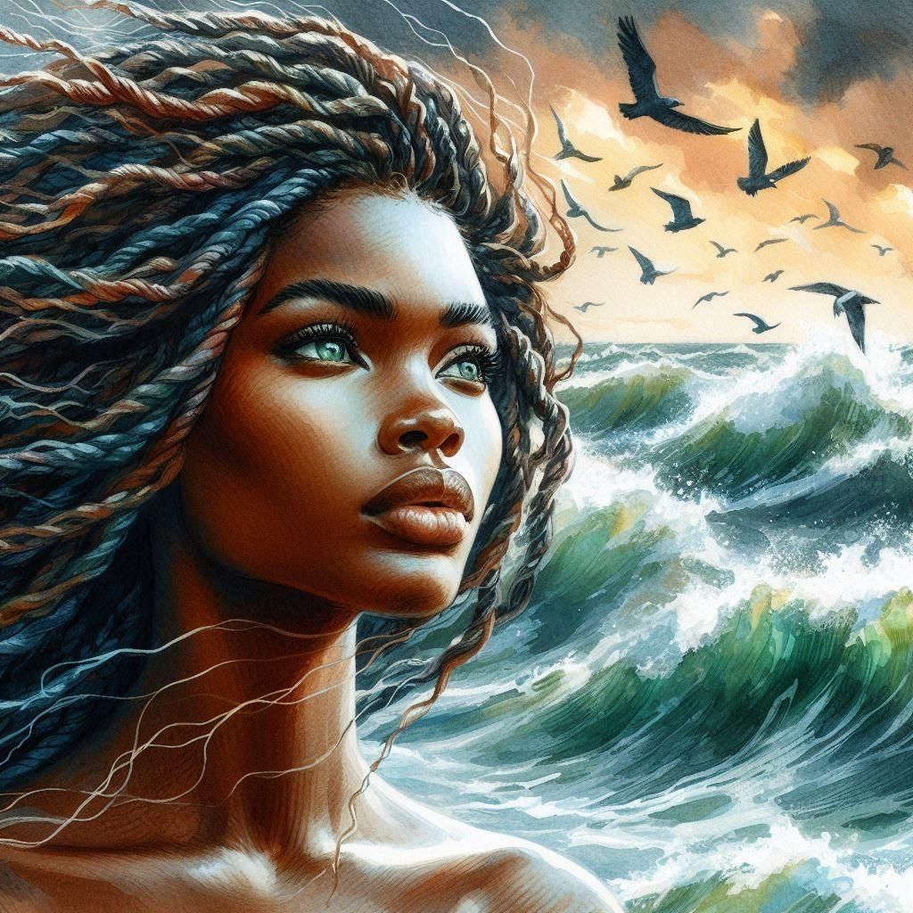 Dramatic AI Image of a Storm