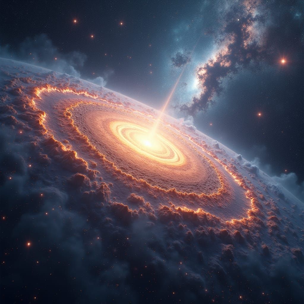 Cosmic Odyssey in Vibrant Hues