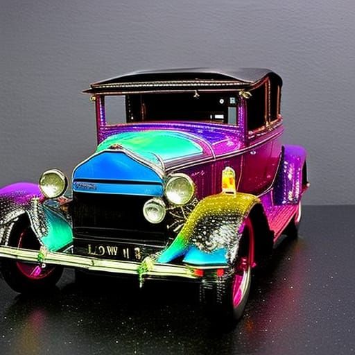 Steampunk Ford Model T in Old New York