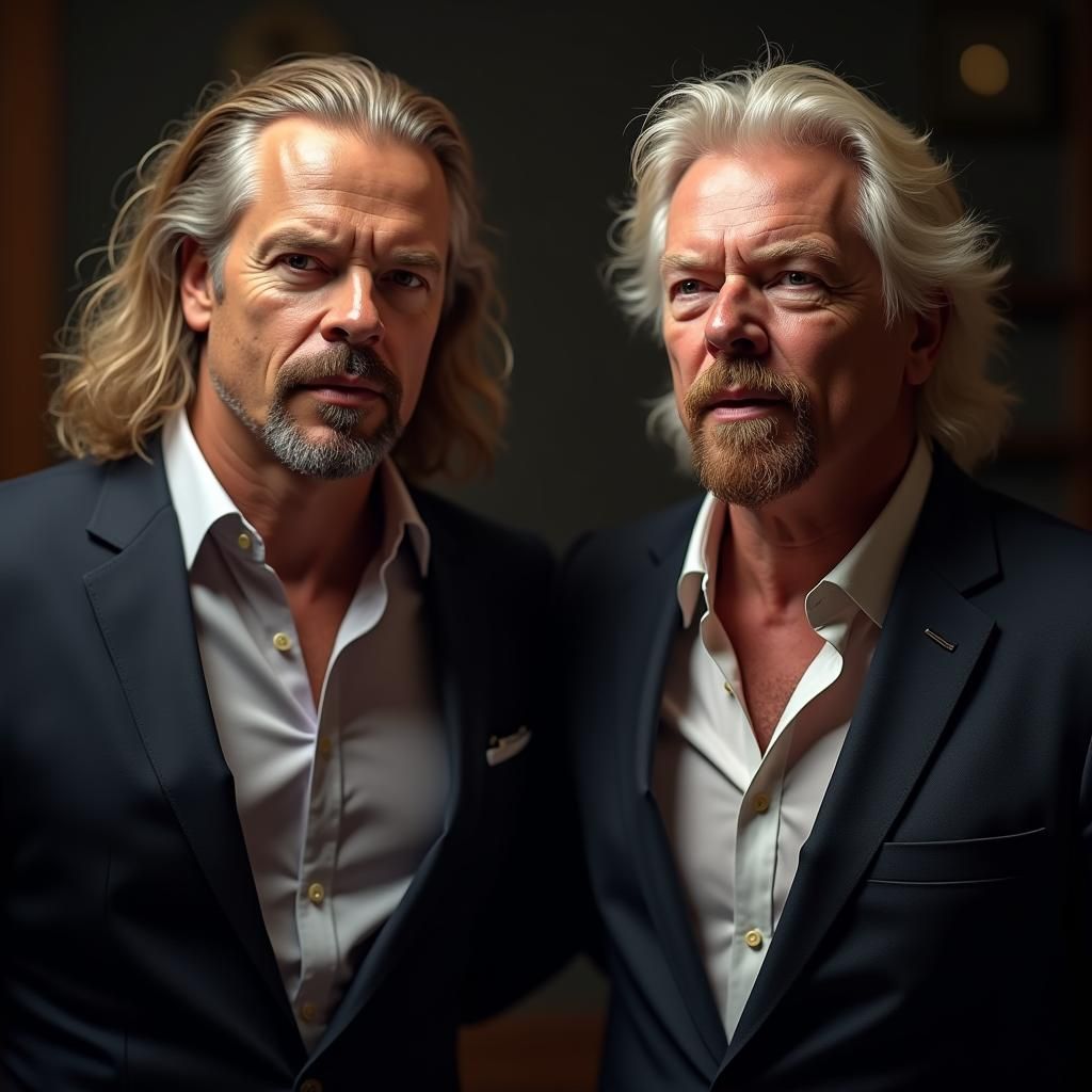 Business Leaders in Intense Conversation