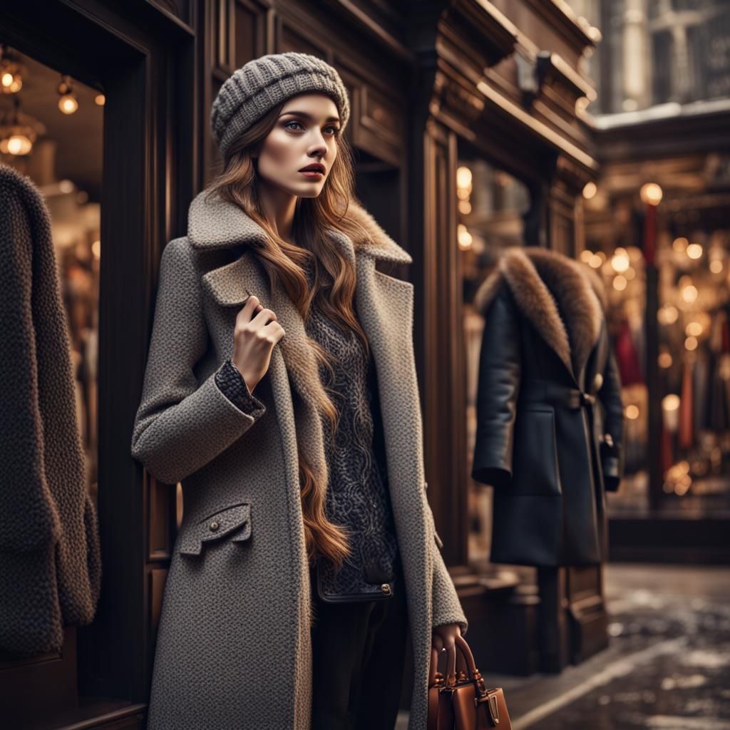 Women's Winter Fashion Advertisement in High Definition