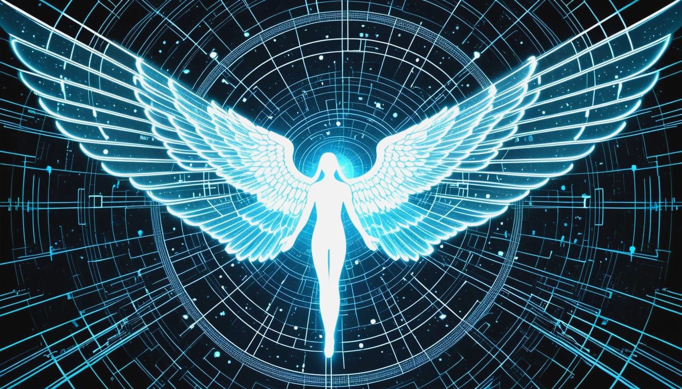 Astral Circuitry Angelic Art