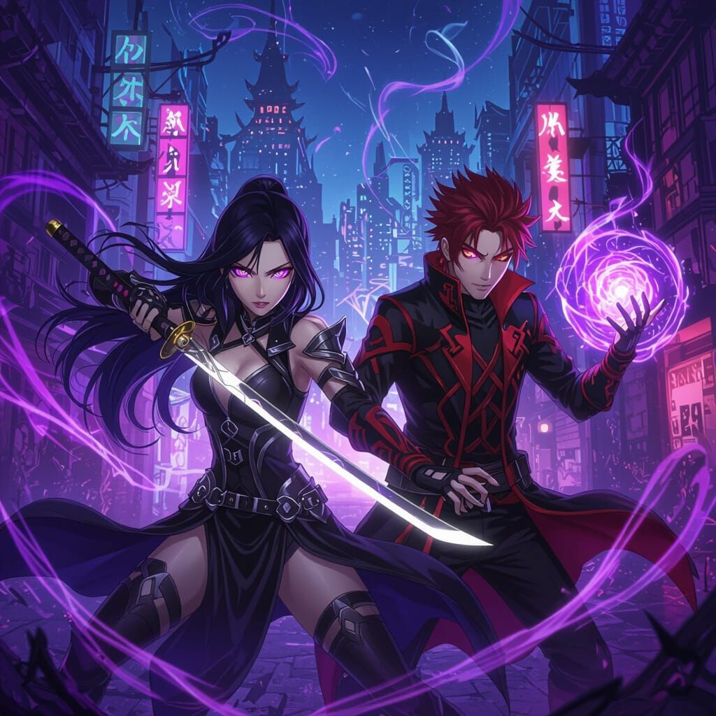K-Pop Demon Hunters Zoey and Mystery in Neon City
