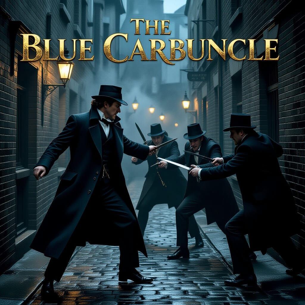 Sherlock Holmes Witnesses London Alley Fight