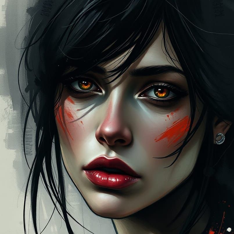 Visceral Empathy in Ink and Coal