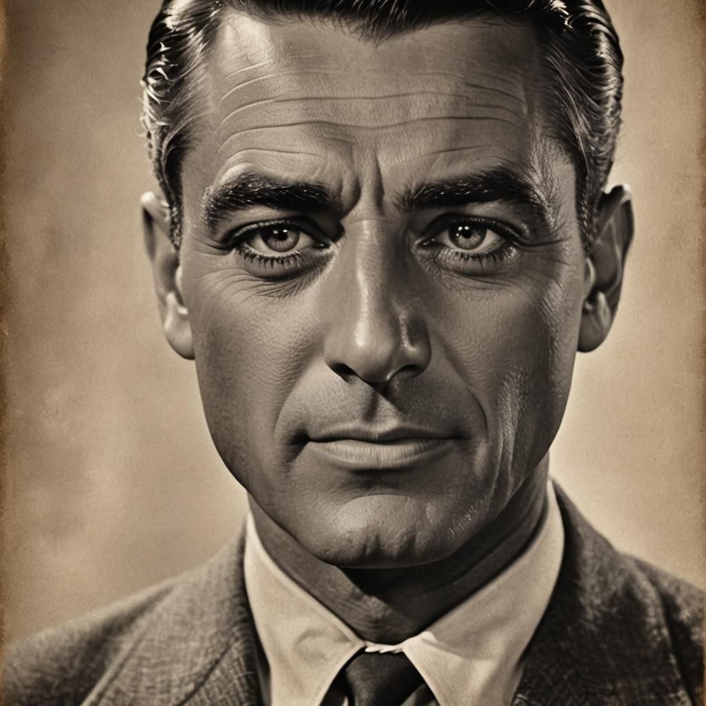 Vintage Portrait Capturing Wisdom and History