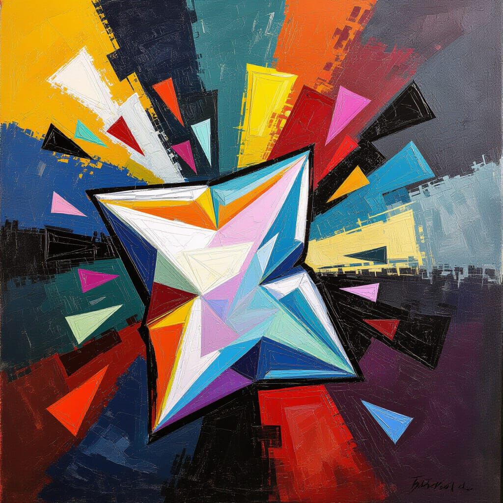 Colorful Crystals Bursting from Desiccant Packet