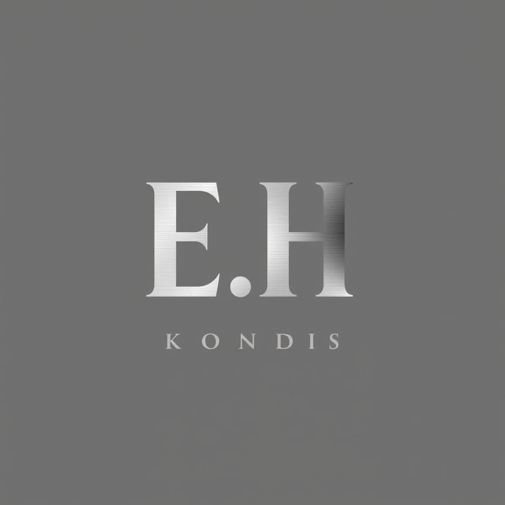 Modern Minimalist Logo Design for E.H Kondis