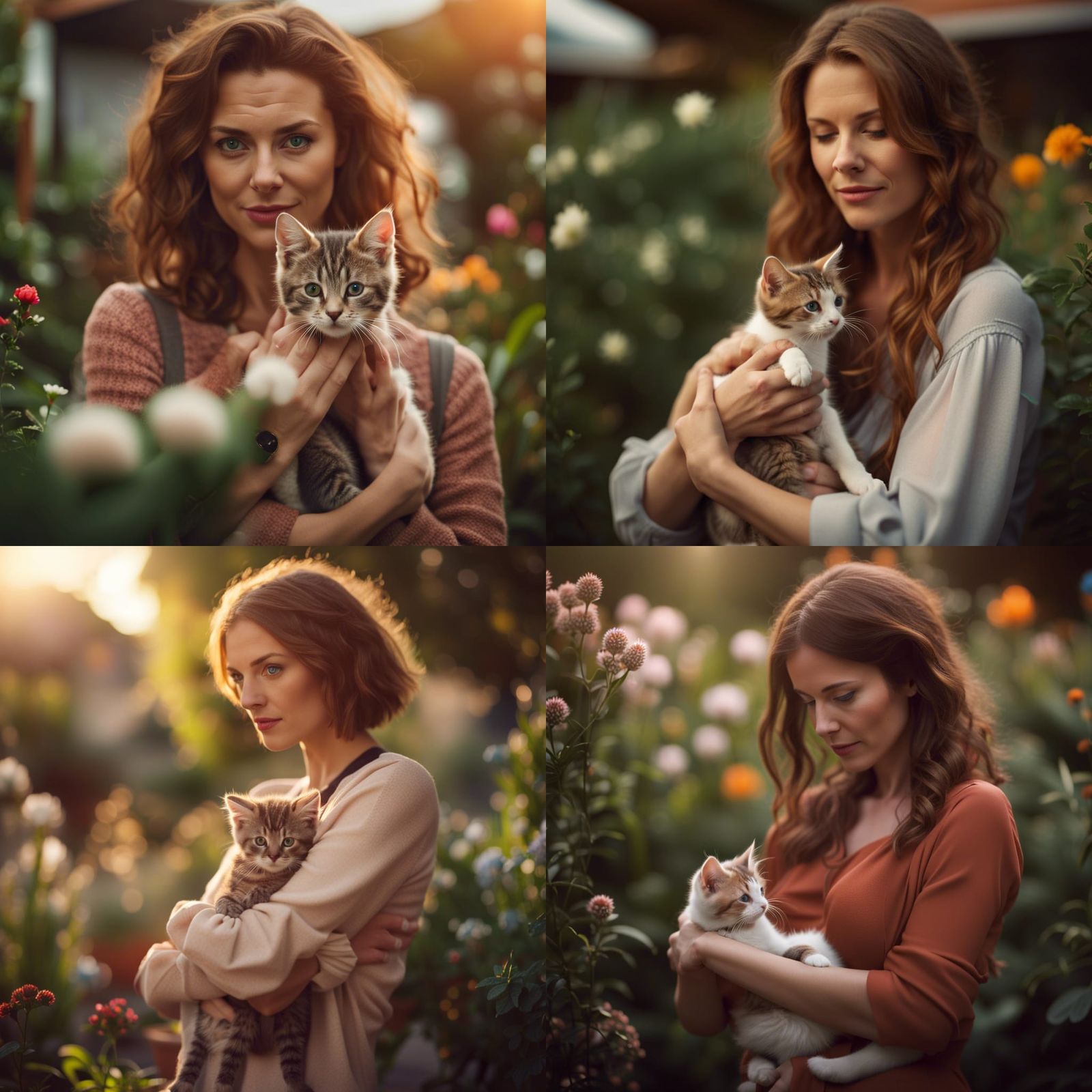 Woman and Kitten on Mars: Photography