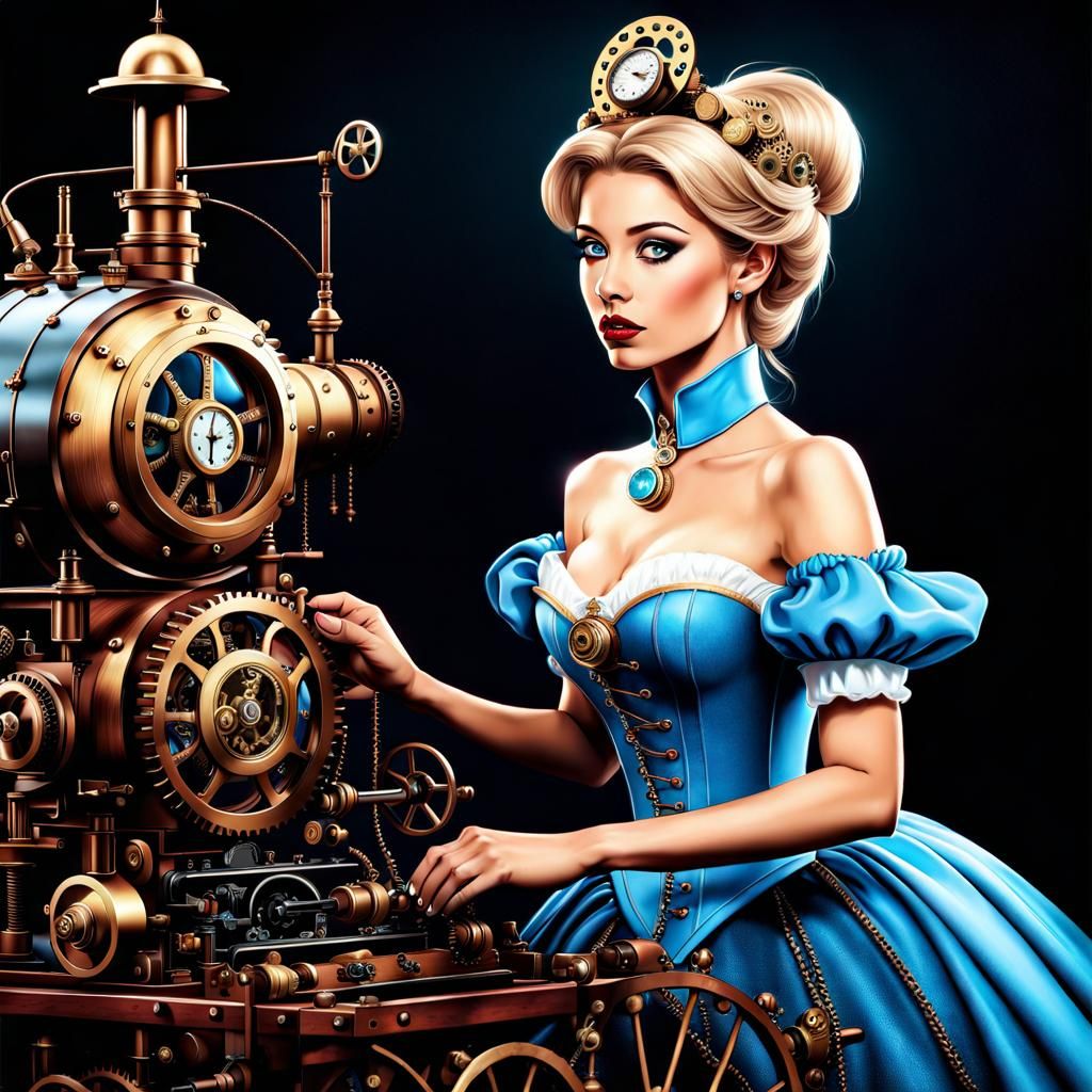 Steampunk Cinderella's Secret Machinations