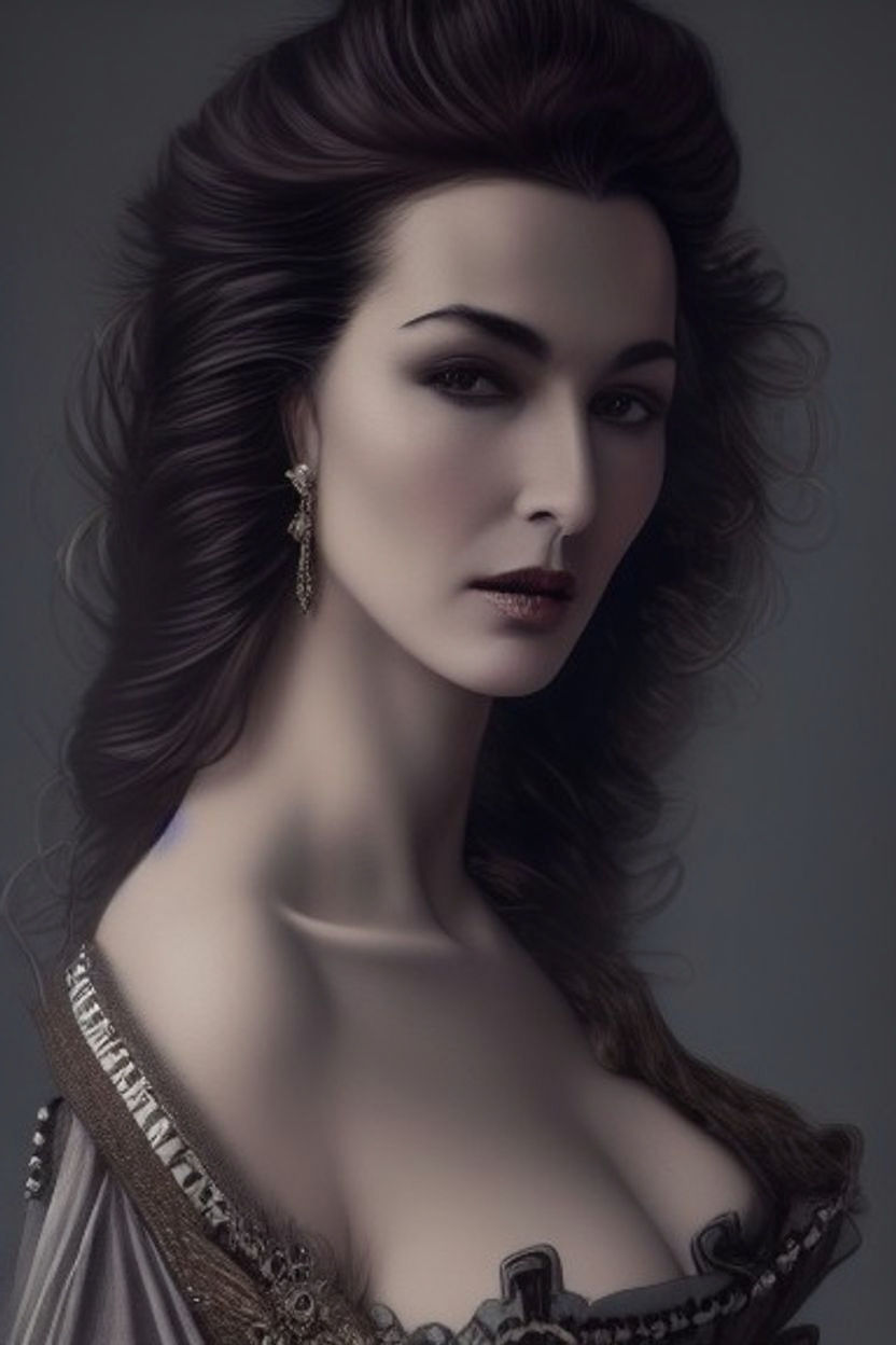 Monica Bellucci As A Victorian Dracula's Bride