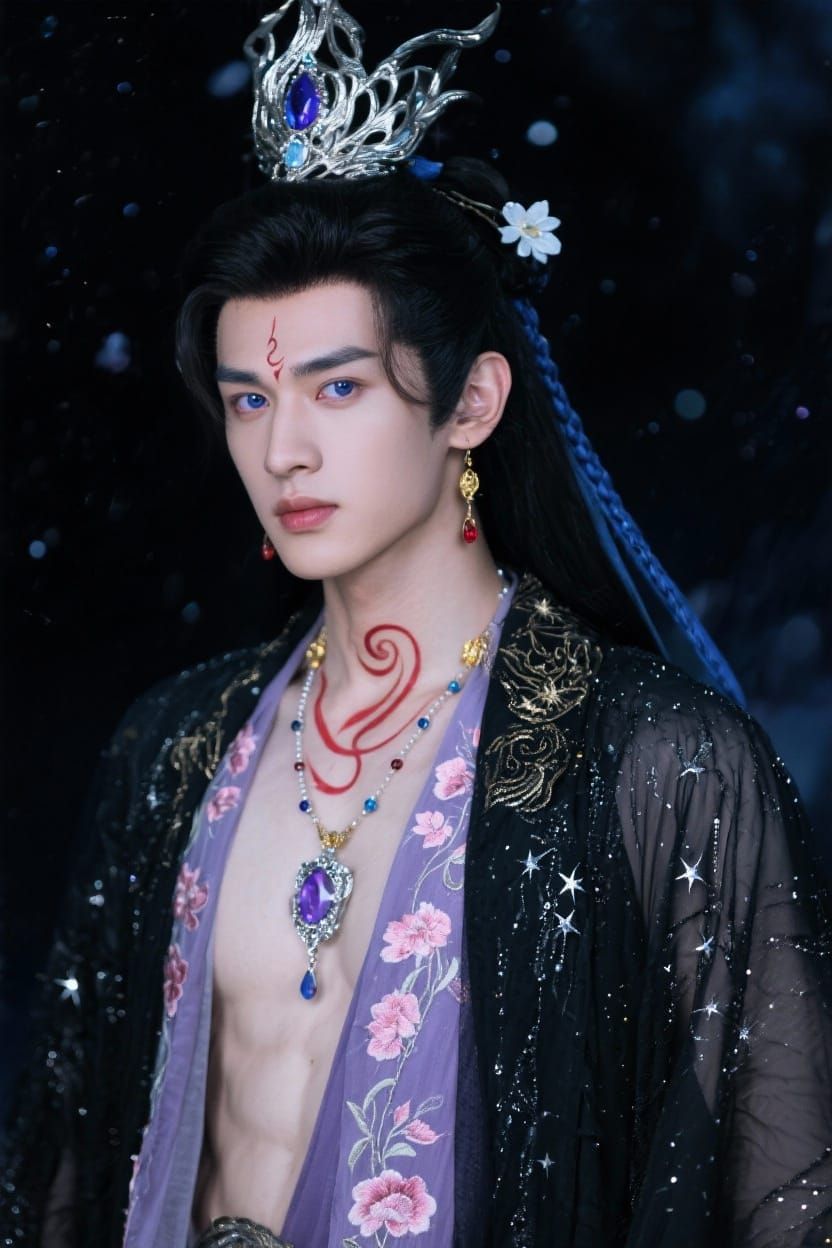 Photorealistic Portrait of a Regal Young Man