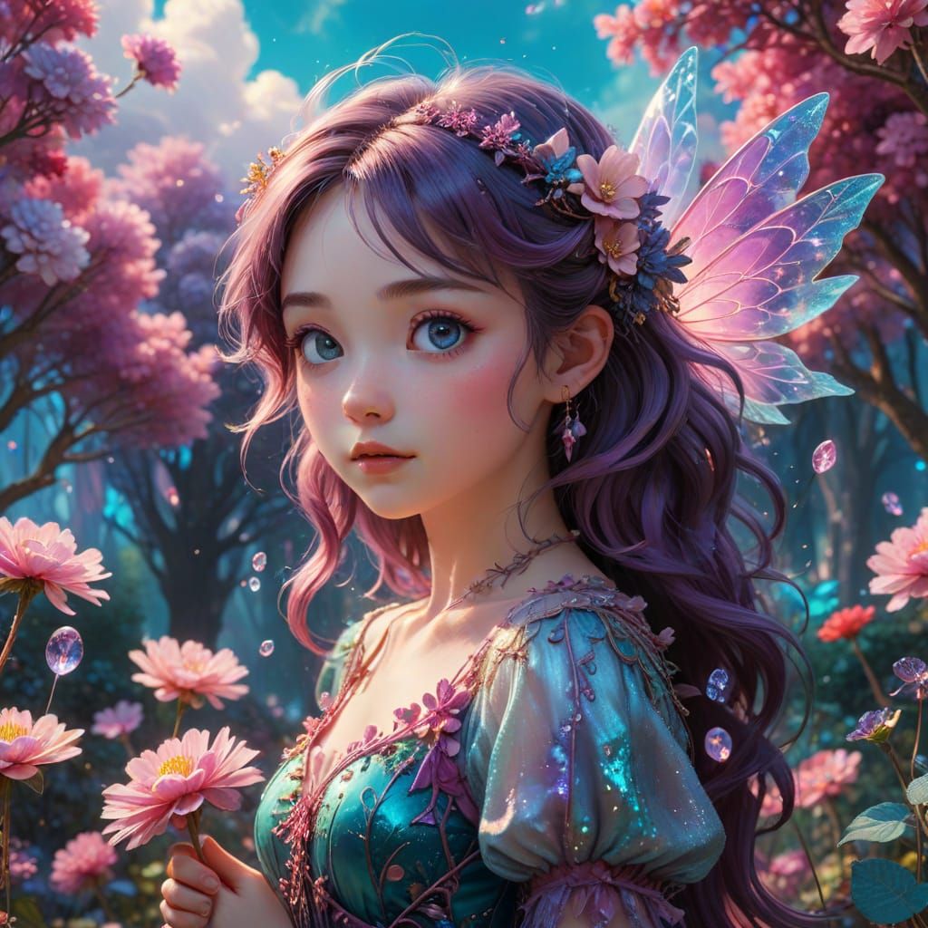 Baby Fairy in Candyland: Anime Key Visual