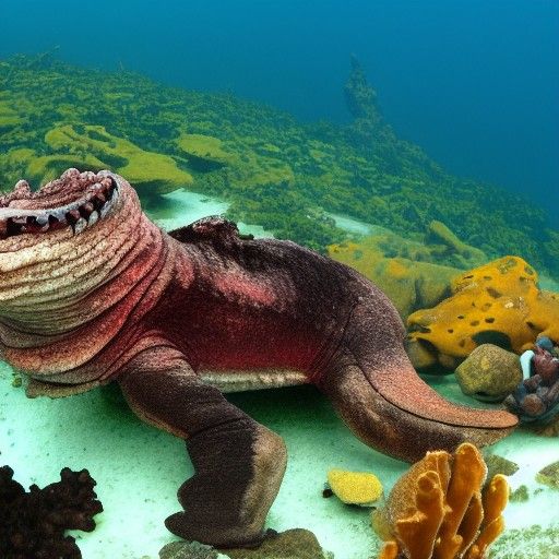 Galapagos Monsters in Reef Rocks