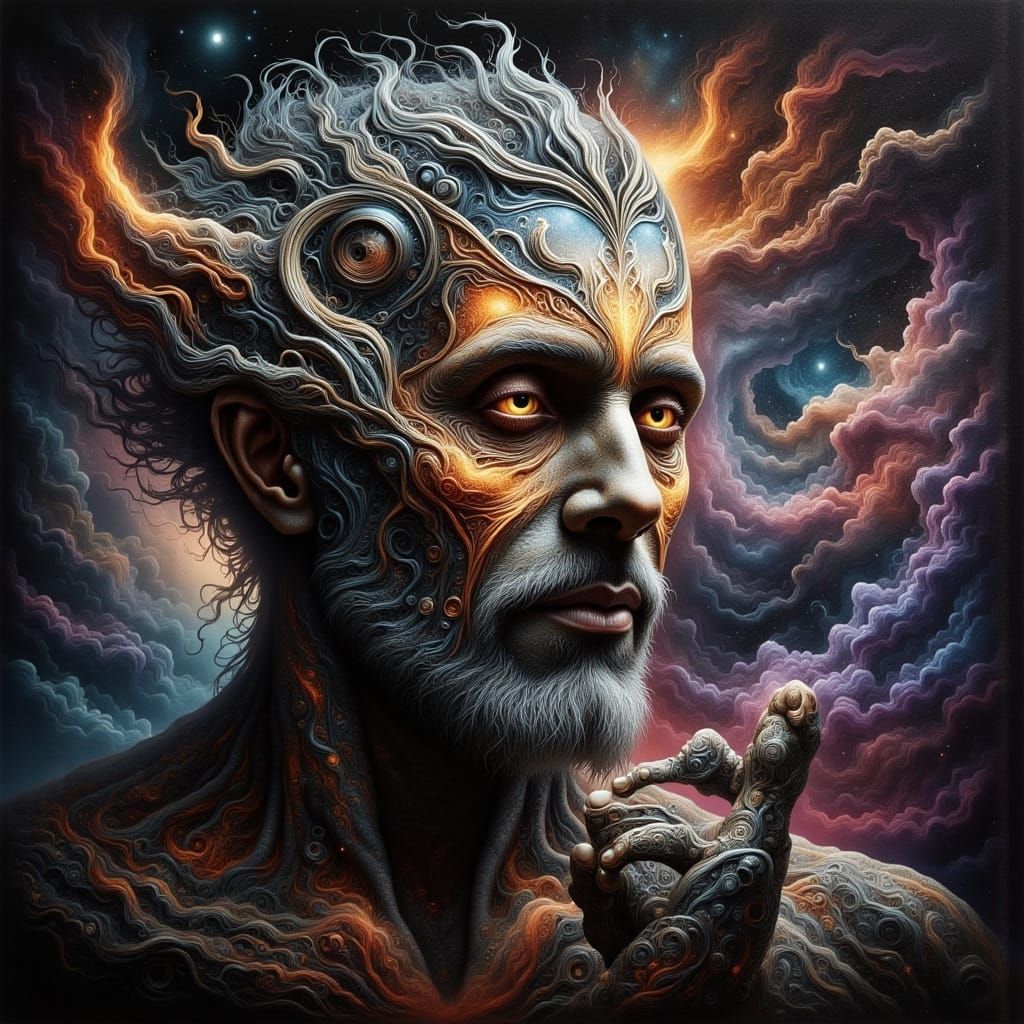 Surreal Land of Confusion in Abstract Style