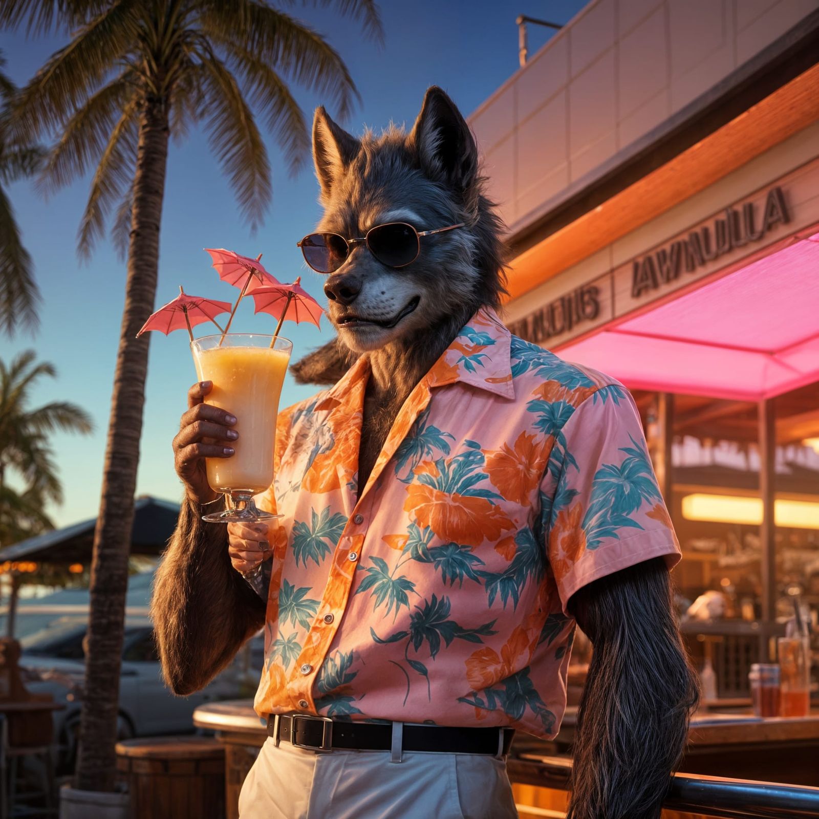 Werewolf's Tropical Cocktail at Trader Vic's